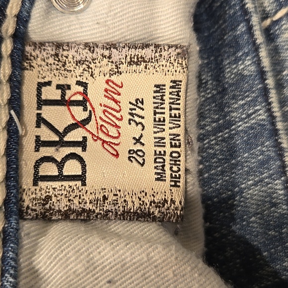 BKE Women's Straight Leg Jeans - Dark Blue - Picture 8 of 16